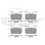 TOMEX Brakes Bremsbelagsatz, Scheibenbremse